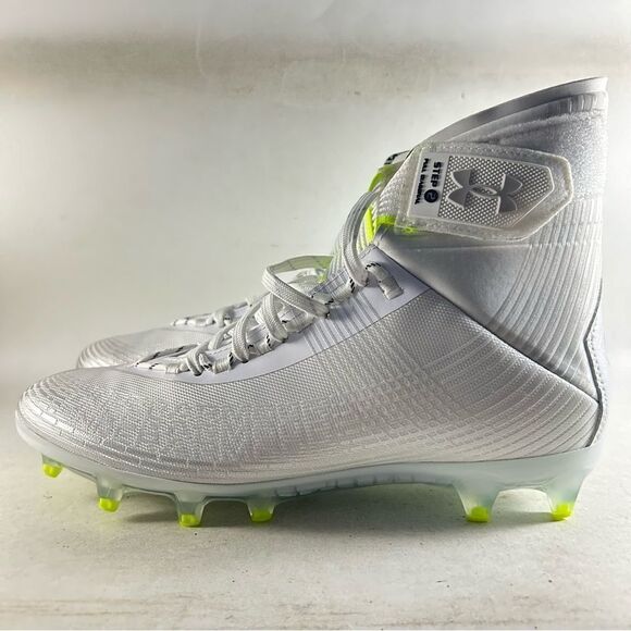 Under Armour UA Highlight MC Football Cleats White Men's Size 11.5 3023716-106 - Picture 3 of 9
